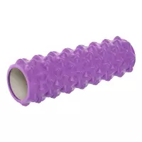 Роллер для йоги и пилатеса (мфр ролл) Grid Bubble Roller FI-9395 FDSO   45см Фиолетовый (33508399)