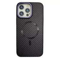 Carbon Armor Case With Magsafe iPhone 12 Pro Max — Purple