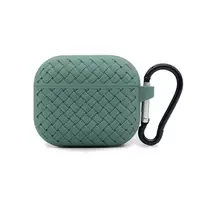 Airpods Pro 2 Case Fabric Pattern — Pine Green