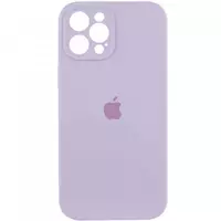 Original Silicone Case with protective camera iPhone 12 Pro — Lilac (5)