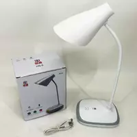 Светодиодная аккумуляторная лампа TaigeXin LED MS-6 лампа настольная с аккумулятором. Цвет: белый