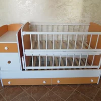 Дитяче ліжко-трансформер оранж