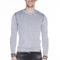 Пуловер мужской светло-серый CIPO & BAXX