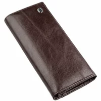 Вместительный кошелек для женщин ST Leather 18894 Коричневый