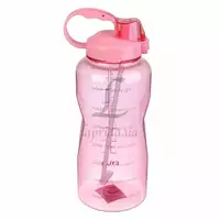 Бутылка спортивная пластиковая розовая 3000ml 67-034
