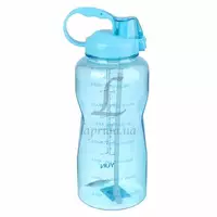 Бутылка спортивная пластиковая голубая 3000ml 67-034