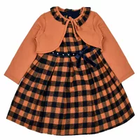 Комплект (платье, болеро) 6025 оранжевый