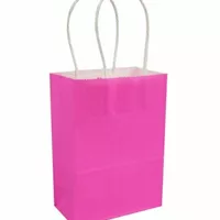 Пакет упаковочный бумажный Тёмно розовый