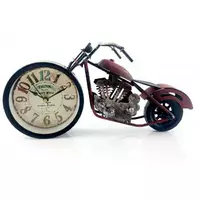 Годинник настільний "Мотоцикл" червоний (28х15х7,5 см)