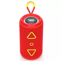 Bluetooth-колонка TG656 з RGB ПІДСВІЧУВАННЯМ, speakerphone, радіо, red