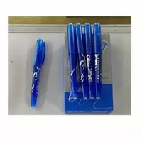 Ручка гелева стирається 0.7мм синя ST02433