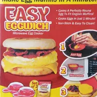 Форма для приготовления яиц в микроволновке Easy Eggwich