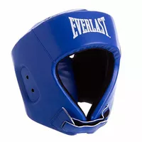 Шлем боксерский открытый с усиленной защитой макушки BO-8268 Zelart  L Синий (37429466)