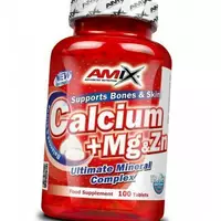 Кальций Магний Цинк, Calcium+Mg+Zn, Amix Nutrition  100таб (36135004)