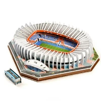 Стадион Пари Сен-Жермен. Огромные 3D пазлы "Parc des Princes"  Трехмерный конструктор-головоломка.