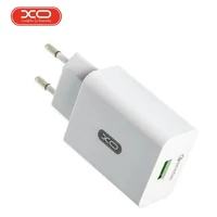 Сетевое зарядное устройство для телефона XO L36 QC3.0 1USB/3A зарядка для портативных устройств Белый