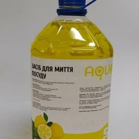 Средство для мытья посуды Aqva Лимон 5 л ПЭТ
