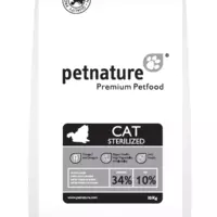 PET NATURE Сбалансированный сухой корм для стерилизованных котов 10кг