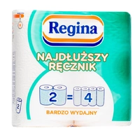 Бумажные полотенца Regina 20.7 м 90 отрывов 2 слоя 2 рулона (8004260430401)