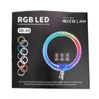 Лампа кольцевая RGB 3D 45 (10)
