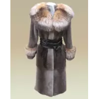 Меховое пальто из бобра