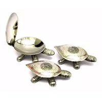 Пепельницы бронзовые "Черепахи" набор 3 шт(12х7см13х7,5см14,5х9,5 см) (Tortoise Set of 3ps CDC)