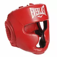 Шлем боксерский с полной защитой BO-3954 Zelart  M Красный (37429418)